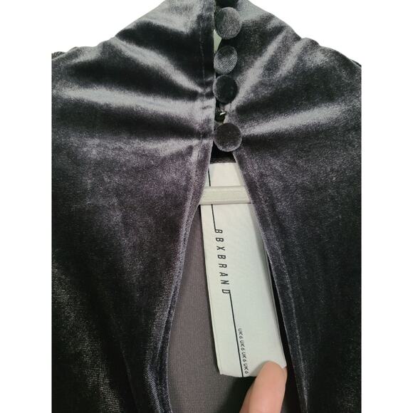 BBX Brand Velvet Cutout Midi Dress UK 6 US 2 - Picture 5 of 10